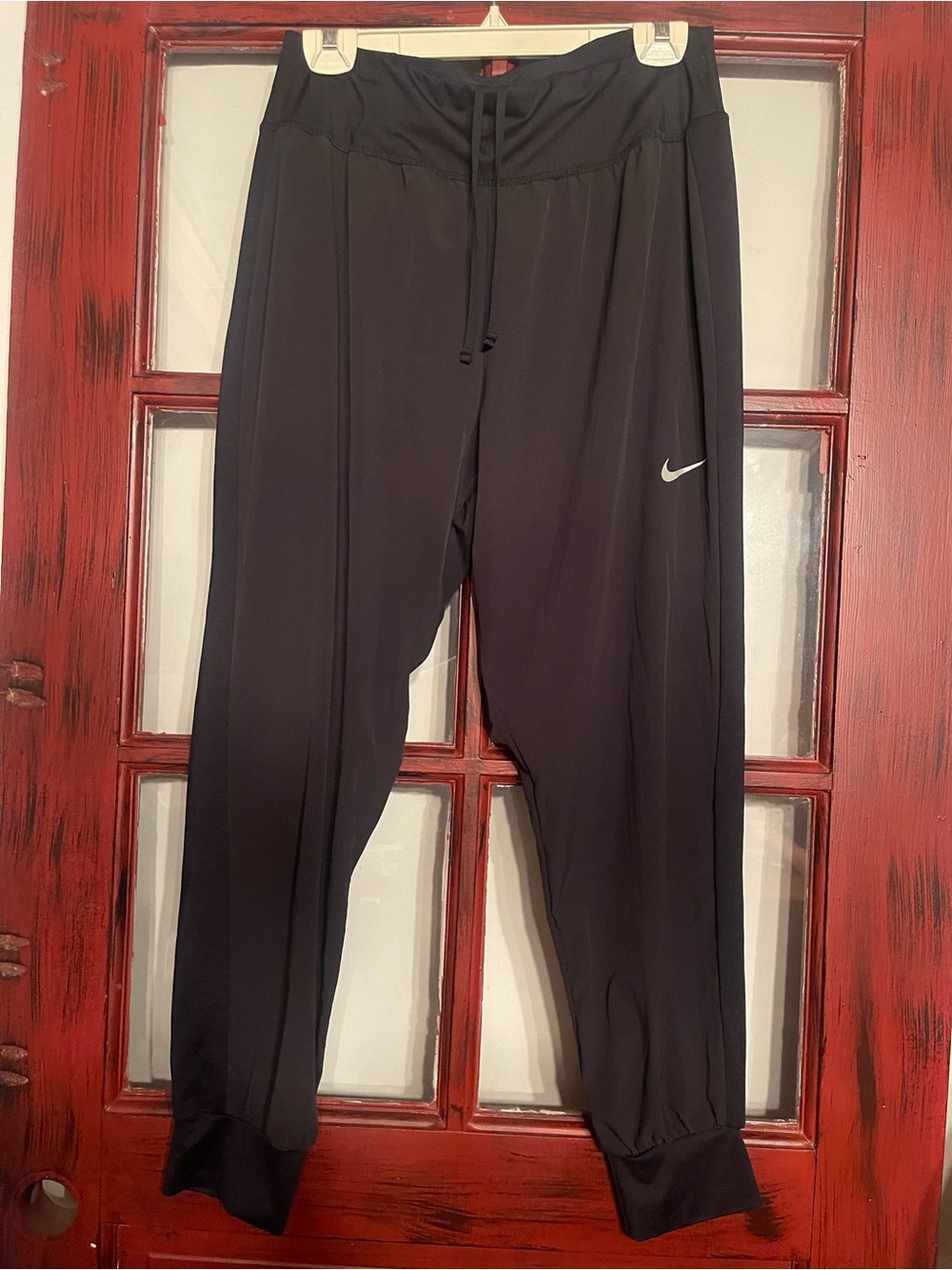 Nike Black Women's Athletic Joggers with Swoosh